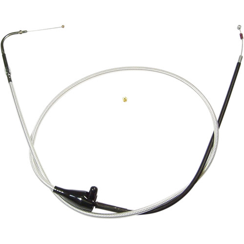 Magnum Shielding #342810 - Sterling Chromite II® Braided Idle Cable for Harley-Davidson - Cruise - 48-15/16"