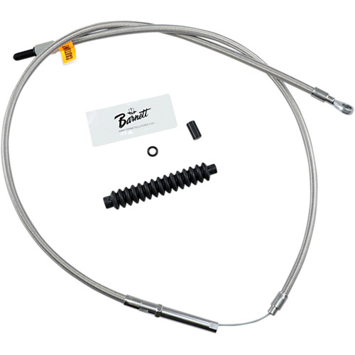 Barnett #1023010020HE - High-Efficiency Stainless Steel Clutch Cable for Harley-Davidson - Standard - '86-'11 Sportster