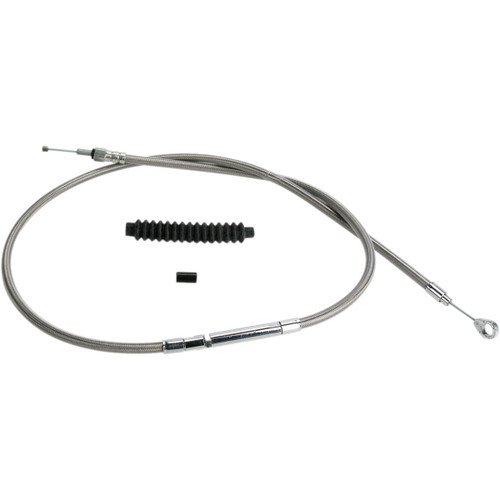 Barnett #1023010020HE - High-Efficiency Stainless Steel Clutch Cable for Harley-Davidson - Standard - '86-'11 Sportster