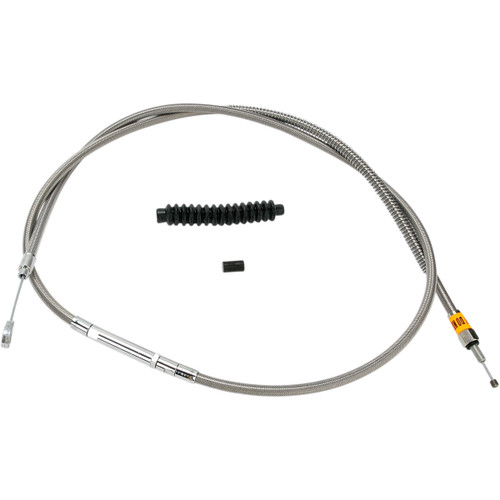 Barnett #102301000606 - High-Efficiency Stainless Steel Clutch Cable for Harley-Davidson - +6" - '93-'03 Dyna