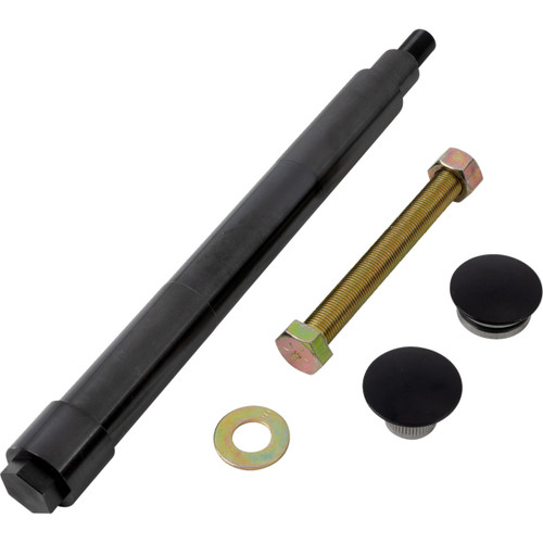 Klock Werks #KWS-01-0610 - Axle Kit - Flush Mount - Front - Black w/Black End Caps