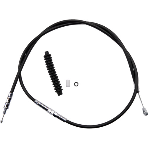 Drag Specialties - High-Efficiency Black Vinyl Clutch Cable - 63-11/16"