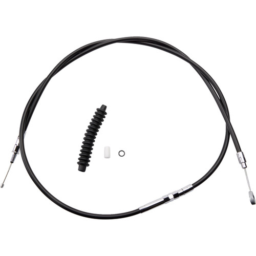 Drag Specialties - High-Efficiency Black Vinyl Clutch Cable - 72-11/16"