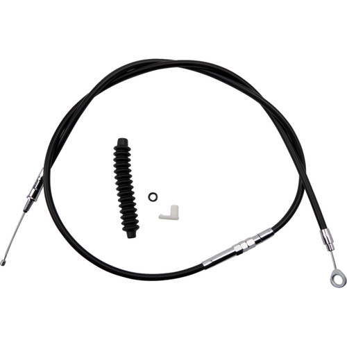 Drag Specialties - High-Efficiency Black Vinyl Clutch Cable - 62-11/16"