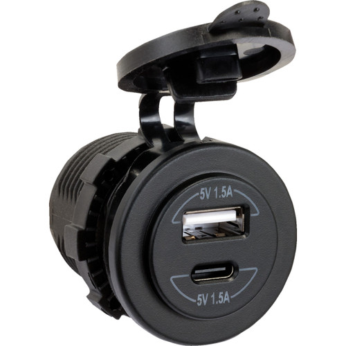 Jensen #USB42C - USB Port - Panel Mount