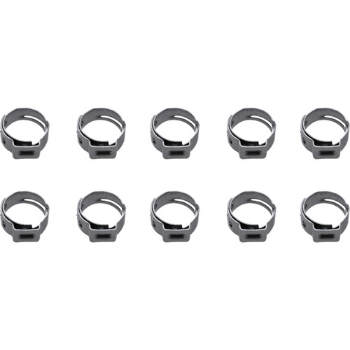 Motion PRO #12-0077 - Ear Clamps - Fuel Line - Stepless - 12-14.5 mm - 10 Pack