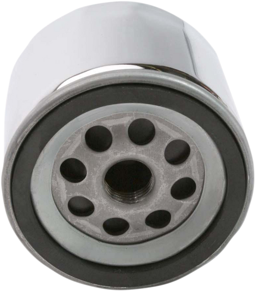 Drag Specialties Oil Filter with Nut - Chrome