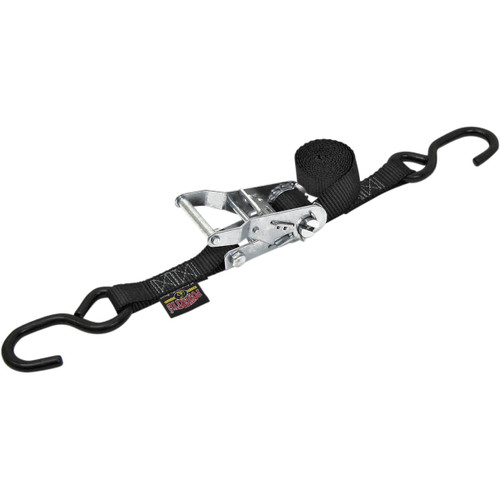 Powertye MFG. #32072 - Ratchet Tie-Down 1" x 6' - Black