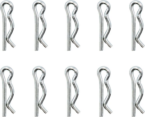 Drag Specialties Axle Nut Retainers - Rear - Chrome - 10 Pack - '00-'01 Touring