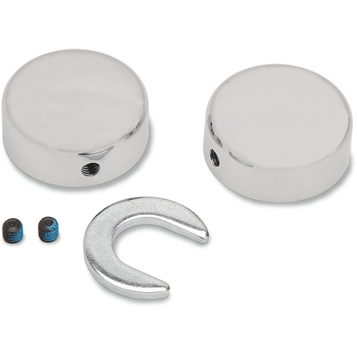 Drag Specialties - Swingarm Pivot Bolt Cover - Chrome - '00-'07 Softail