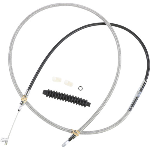 Drag Specialties - High-Efficiency Braided Stainless Steel Clutch Cable - 78"
