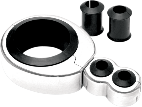 Motion Pro 11-0042 - Cable Clamp - Dual - 1-1/4" - 1-1/2" Mounting Diameter - Chrome