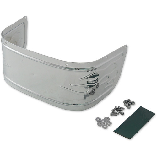 Drag Specialties - Fender Skirt - Front - Chrome