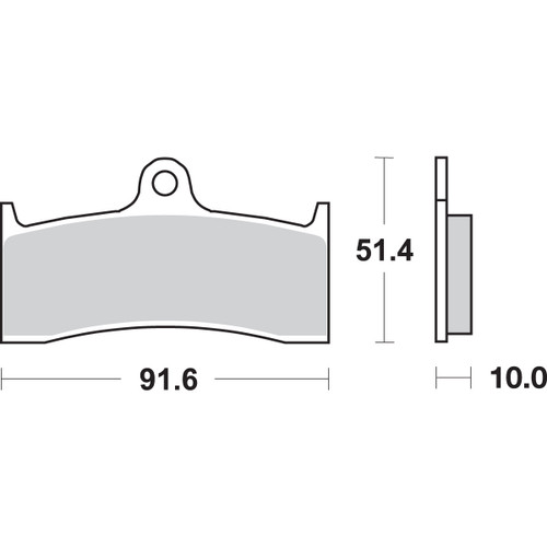 SBS #729HF - HF Brake Pads - YZF 750