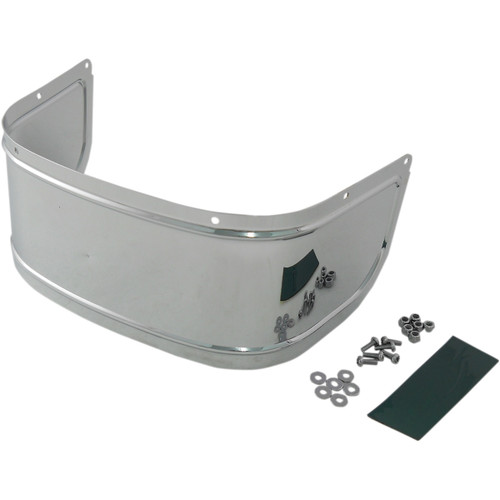 Drag Specialties - Fender Skirt - Front - Chrome