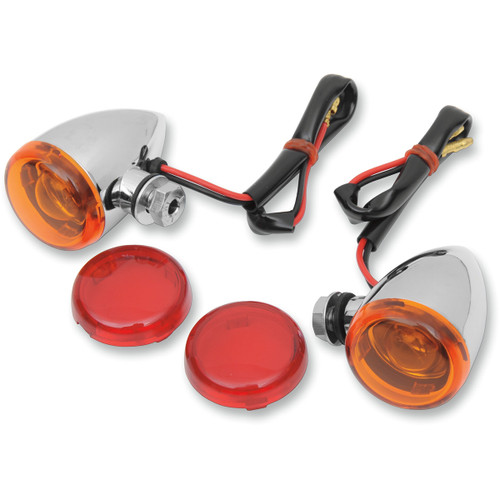 Drag Specialties - Mini-Duece Marker Light Kit - Amber/Red