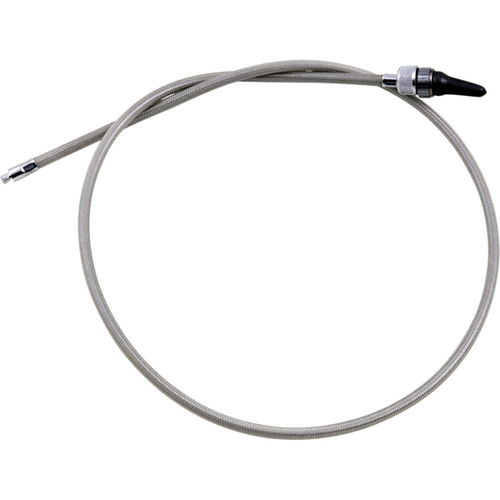 Motion PRO #66-0132 - Armor Coat Braided Stainless Steel Speedometer Cable for Harley-Davidson - 43"