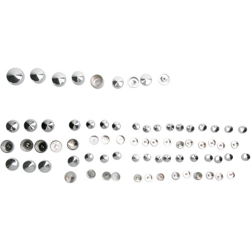 Drag Specialties - Bolt Cover Kit - Standard/Engine - Chrome - '86-'03 Sportster