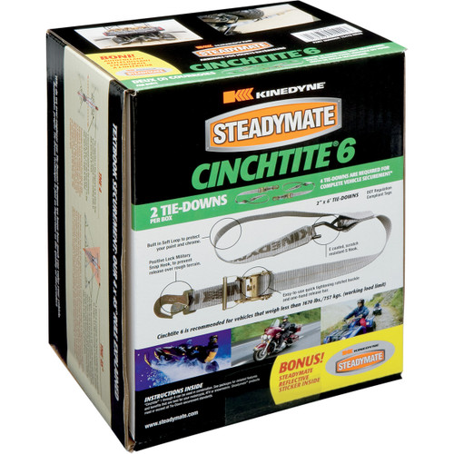 Steadymate #15470 - Cinchtite 6 Ratchet Tie-Down