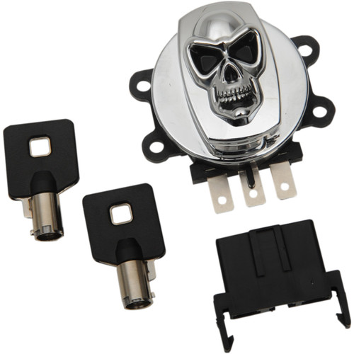 Drag Specialties - Ignition Switch - Skull - Chrome