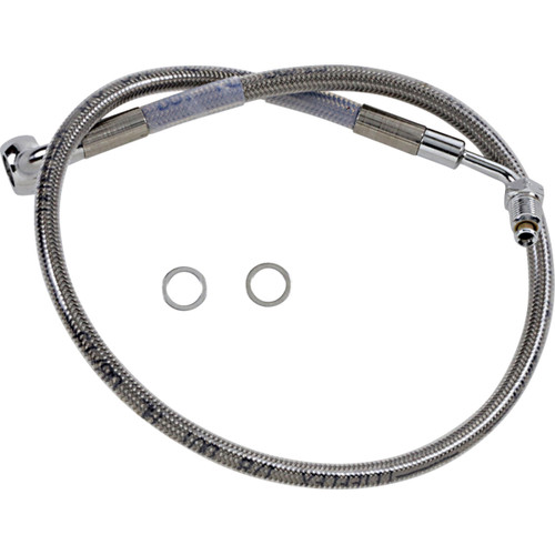 Drag Specialties - Brake Line - +2" - Stainless Steel - '18-'21 Softail