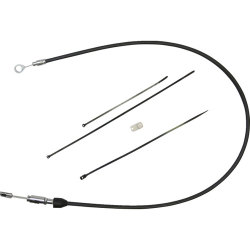 Drag Specialties - Quick Connect Clutch Cable - Upper - 36" - Black/Chrome