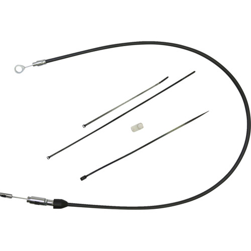 Drag Specialties - Quick Connect Clutch Cable - Upper - 40" - Black/Chrome