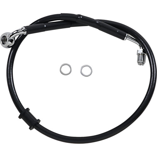 Drag Specialties - Brake Line - +2" - Black - '18-'21 Softail