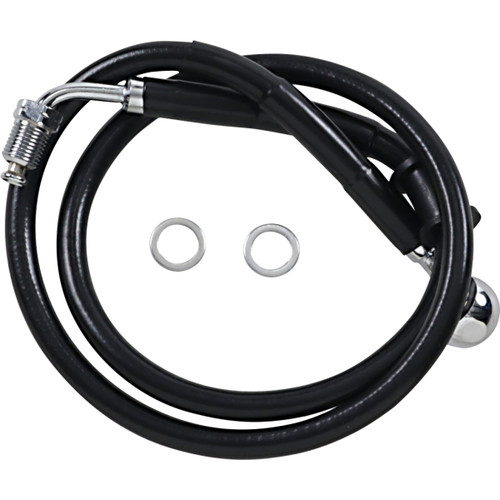Drag Specialties - Brake Line - +6" - Black - '18-'21 Softail
