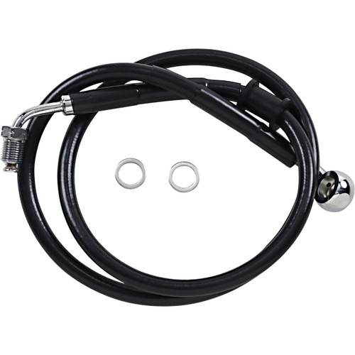 Drag Specialties - Brake Line - +10" - Black - '18-'21 Softail