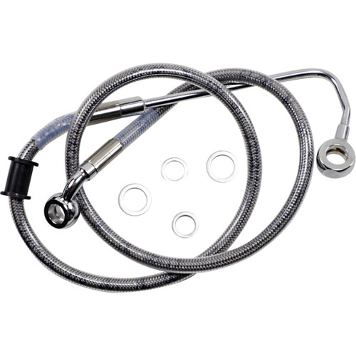 Drag Specialties - Brake Line - +2" - Stainless Steel - '15-'17 Softail