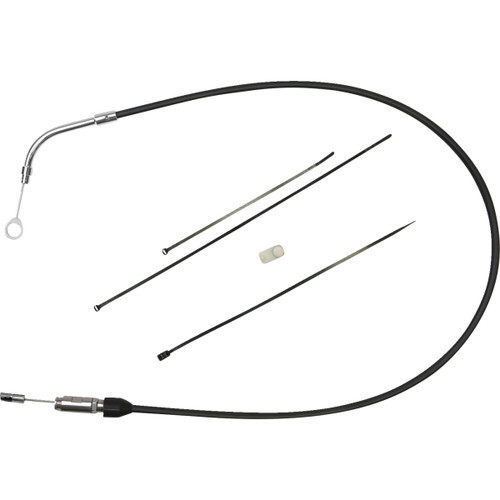 Drag Specialties - Quick Connect Clutch Cable - Upper - 43" - Black/Chrome