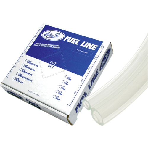 Motion PRO #12-0079 - Premium Fuel Line - Clear - 1/8" - 25'