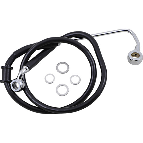 Drag Specialties - Brake Line - +2" - Black - '15-'17 Softail