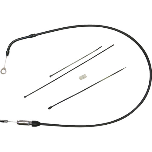 Drag Specialties - Quick Connect Clutch Cable - Upper - Bent Tube - 43" - Black/Black