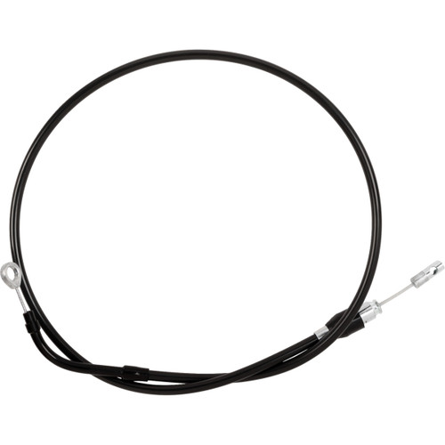 Drag Specialties - Quick Connect Clutch Cable - Upper - Bent Tube - 45" - Black/Black