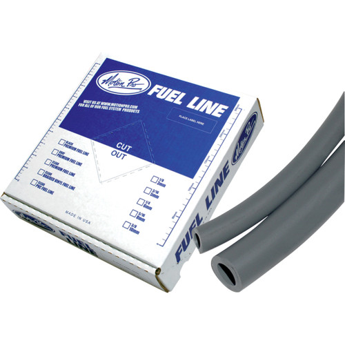Motion PRO #12-0032 - Premium Fuel Line - Gray - 1/4" - 25'