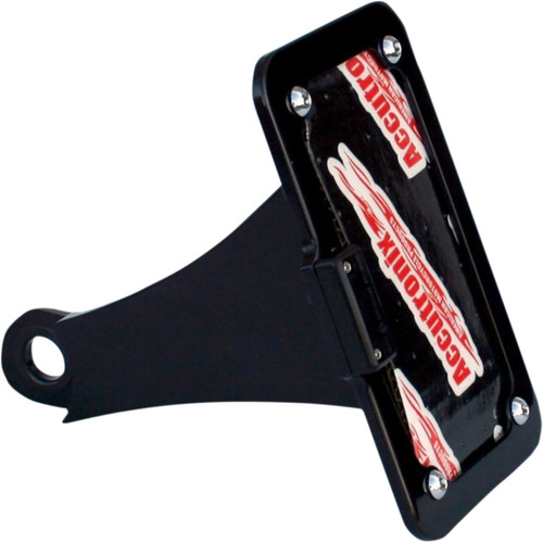Accutronix #LPF106HV-B - Side Mount License Plate Assembly - Black