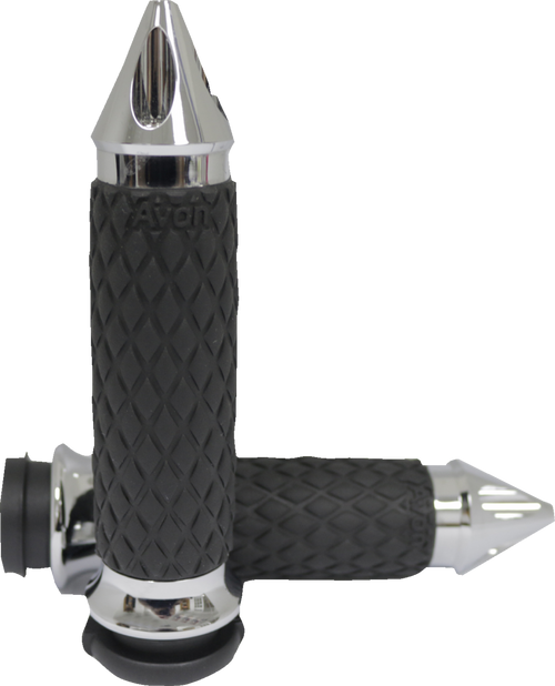 Avon Grip #DIA-60-CH-SPIKE - Diamond Contour Grip - Spike - Chrome