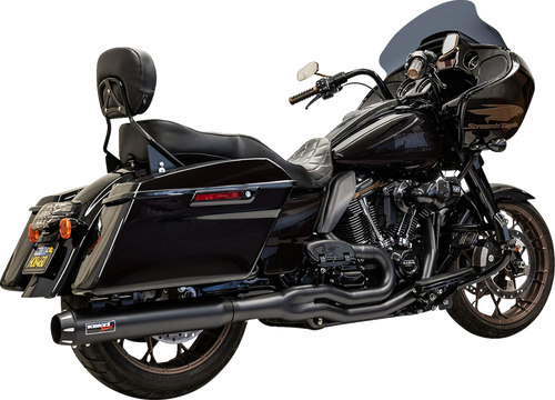 Bassani Xhaust #1F58RBE - 2-into-1 Road Rage Exhaust System - Black