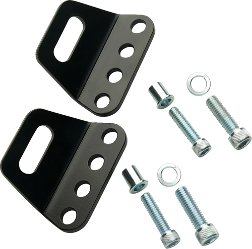 Ciro #66051 - Tie-Down Brackets - Rear - Black
