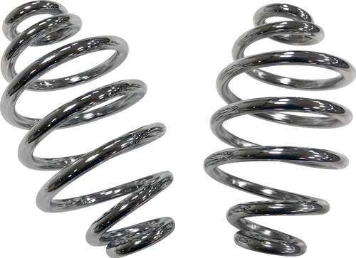 Drag Specialties Seat Springs - Chrome - 4"