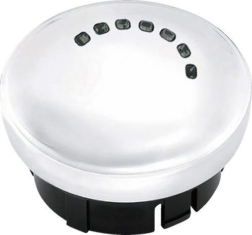 Drag Specialties LED Fuel Gauge - Chrome