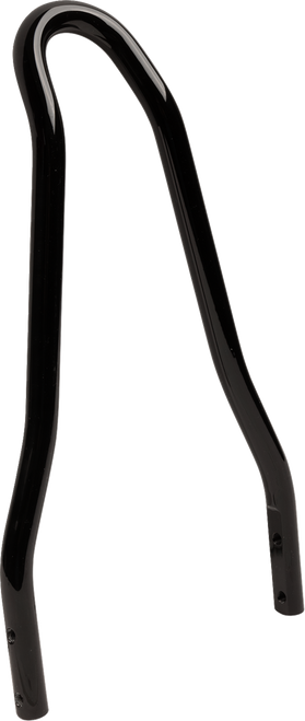 Drag Specialties Round Sissy Bar - Black - 7.5"