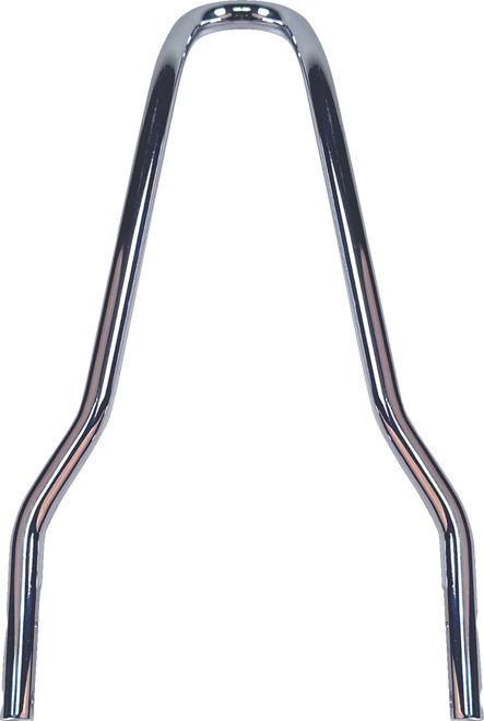 Drag Specialties Round Tapered Sissy Bar - Black - 11.49"H x 8.25"W