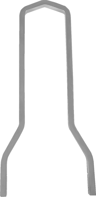 Drag Specialties Square Sissy Bar - Chrome - 15.14" H x 8.25" W