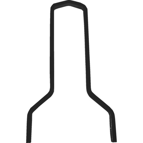 Drag Specialties - Square Sissy Bar - Tall - Black - 15.5" H x 11" W