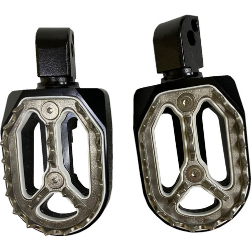 Drag Specialties - Qualifier Foot Pegs - Black - Passenger