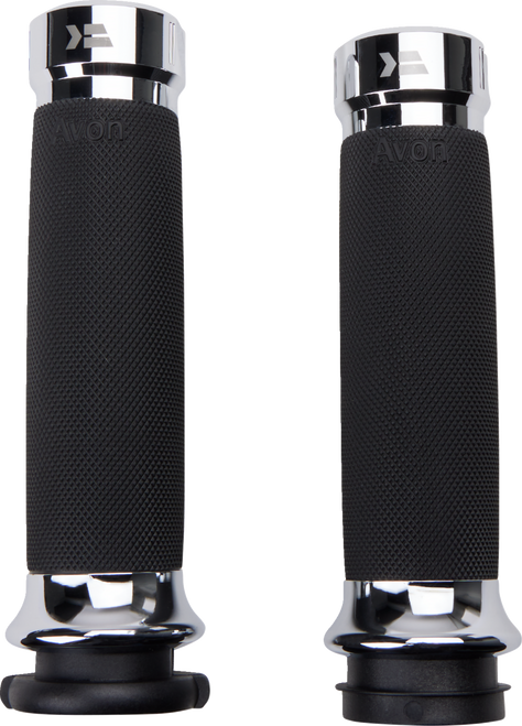 Khrome Werks #500185 - Grips - Klassic - Custom Contour - TBW - Chrome