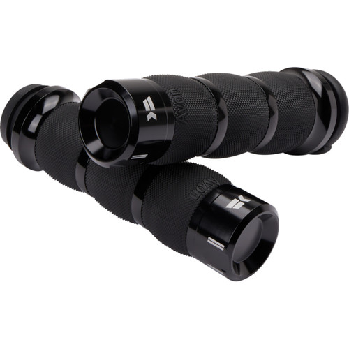 Khrome Werks #500190 - Klassic Grips - Air Cushion - TBW - Black